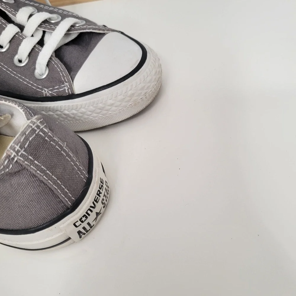 Converse Chuck Taylor All Star Unisex 6M‎ 8W Gray Low Top Canvas Sneakers 1J794 - Picture 14 of 14